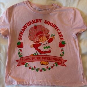 Strawberry Shortcake Pink Kids T-Shirt
